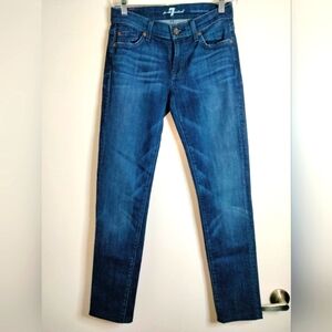 7 for All Mankind (Size 25) Dark Wash Denim Jeans